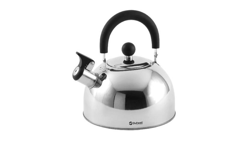 Outwell stainless steel kettle polished 1.8l