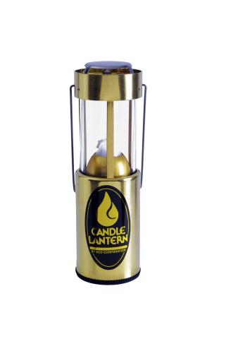 UCO candle lantern polished brass lantern