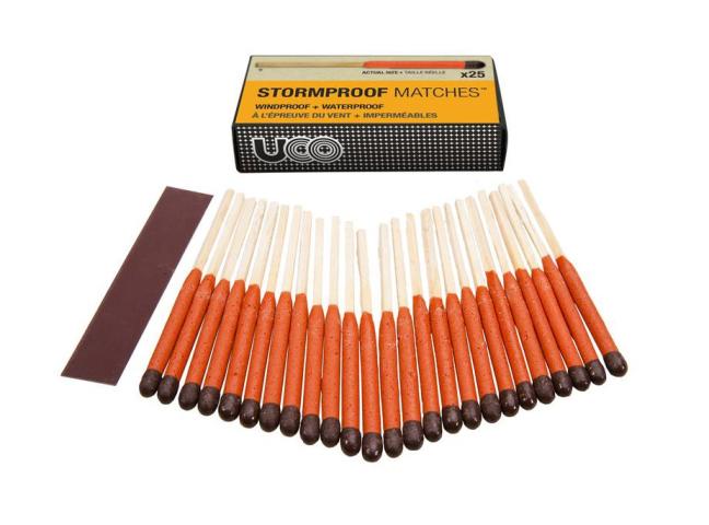 UCO storm matches box of matches 25 pieces camping outdoor tour tents barbecue grilling