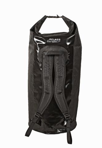 BasicNature duffel bag backpack 90l black transport bag waterproof packing bag roll closure bag camping leisure outdoor vacation