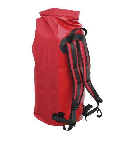 BasicNature duffel bag backpack 90l red transport bag waterproof packing bag roll closure bag camping leisure outdoor vacation