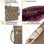Preview: Travelon Shoulder Bag Anti-Theft RFID Bag Tailored SLIM Stainless Steel Mesh Anti-Theft LED Lamp