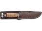 Preview: Hunting Knife Fox Knives European Hunter 610/13 Outdoor Hunting Knife Leather Handle Leather Sheath Hunter Pathfinder