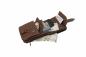 Preview: BasicNature belt bag Belt Safe Tan brown leather belt bag