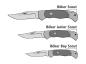 Preview: Pocket Knife Böker Scout Spearpoint Desert Ironwood Backlock Folding Knife Hunting Knife