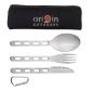 Preview: Origin Outdoors Cutlery Set Bivouac Backcountry Knife Fork Spoon Picnic Camping