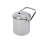Preview: BasicNature stainless steel pot Billy Can 1.4 liter camping pot