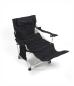 Preview: BasicNature luxury camping chair folding chair - black