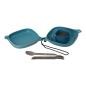 Preview: UCO lunch box 6-piece blue/gray plate cup bowl cutlery camping tableware
