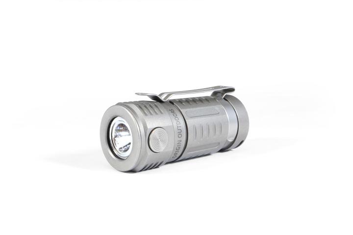 Origin Outdoors LED pocket light titanium 700 lumen flashlight ultra light
