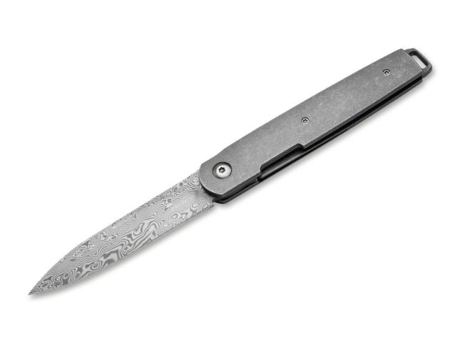 Pocket Knife Böker Plus LRF Damascus Outdoor Knife