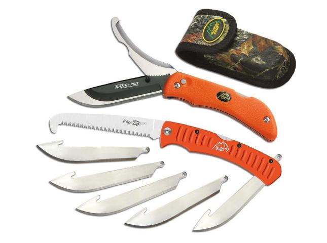 Outdoor Edge Razor Pro Saw Combo orange Hunting knife Outdoor knife with interchangeable system
