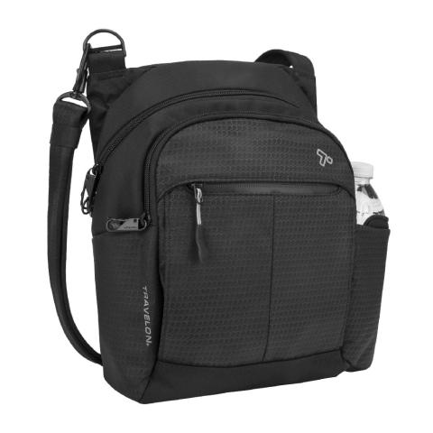 Travelon shoulder bag anti-theft RFID active tour bag stainless steel mesh anti-theft LED lamp