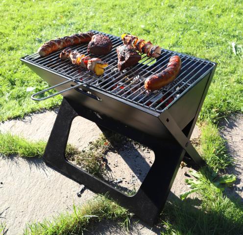 Origin Outdoors folding grill BBQ 47x29cm carbon steel grill camping grill picnic outdoor kitchen