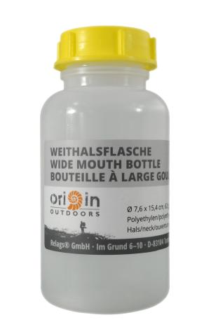 Origin Outdoors Weithalsflasche rund - 500 ml Hals Ø 39 mm auslaufsicher staubdicht