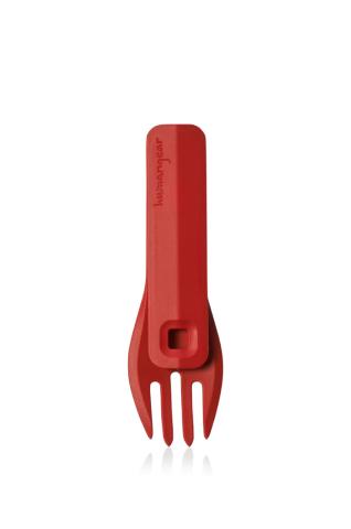 humangear cutlery GoBites CLICK red travel cutlery spoon fork