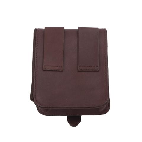 BasicNature belt bag Belt Safe mocha leather belt bag