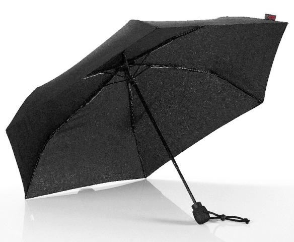 EuroSchirm light trek Ulltra schwarz Regenschirm 175g leicht Trekkingschirm Umbrella