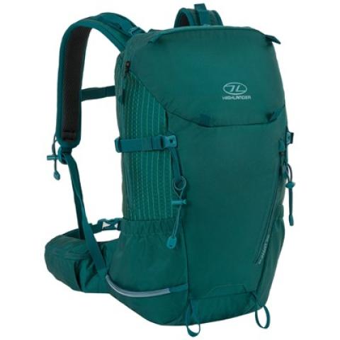 Highlander Backpack Summit 25L green incl. rain cover hiking trekking daypack