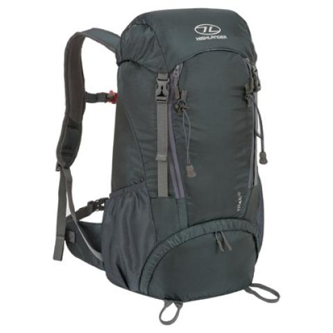 Highlander backpack Trail 40L anthracite gray including rain cover mountain tour hiking trekking daypack