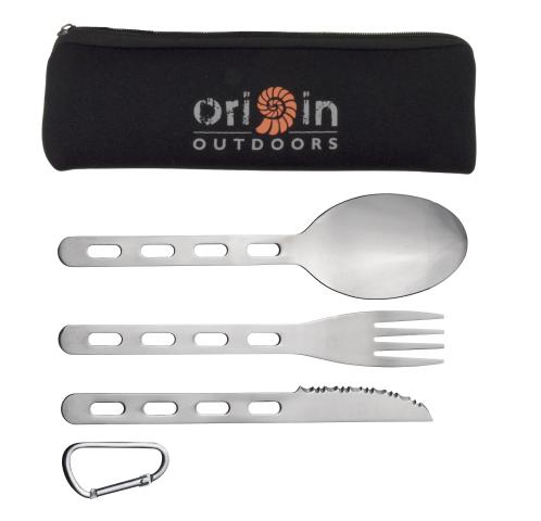 Origin Outdoors Cutlery Set Bivouac Backcountry Knife Fork Spoon Picnic Camping