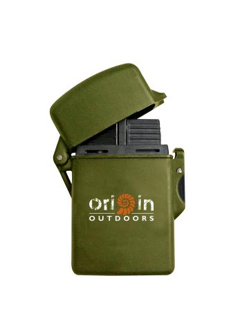 Origin Outdoors storm lighter Waterproof oliv stormproof lighter outdoor gas lighter