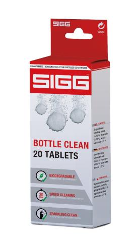 SIGG Bottle Clean 20 Tabletten Flaschenreiniger Trinkflaschen Reiniger Reinigungsmittel