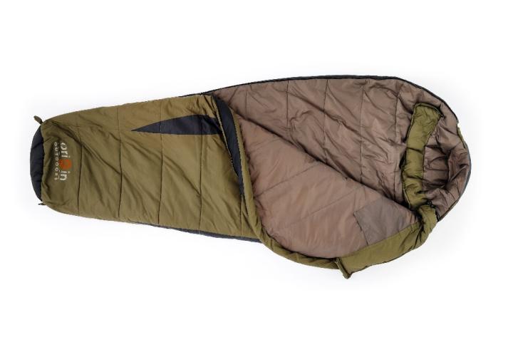 Origin Outdoors Sleeping Bag Frostfall Comfort Mummy Shape Olive Grey Mummy Sleeping Bag 220x85cm