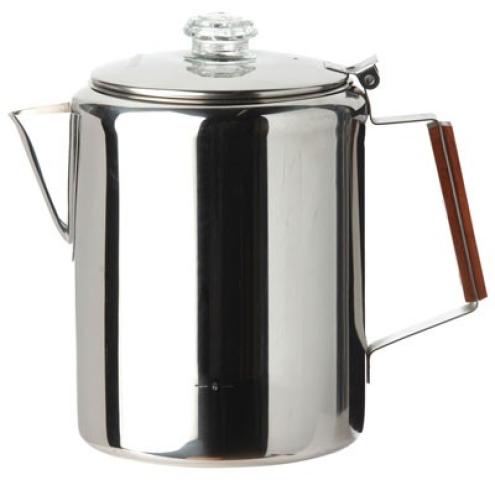 Coghlans Stainless Steel Coffee Pot 12 Cups Coffee Pot Stainless Steel Camping