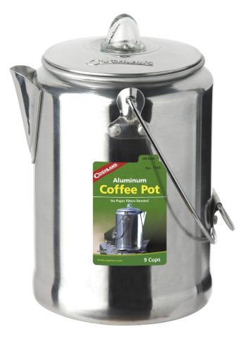 Coghlans Aluminium Percolator-Kaffee-Kanne - 9 Tassen