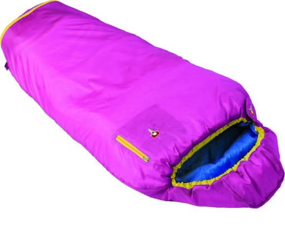 Grüezi-Bag Sleeping Bag Kids Colorful variable size 140-180x65/45cm pink