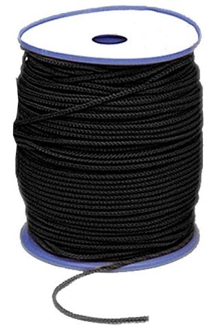 BasicNature Seile auf 200 Meterrollen Zeltleine 200m 3mm schwarz Zelt Leine Seil Spannleine Abspannleine Wäscheleine