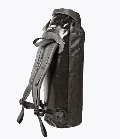 BasicNature Seesack Rucksack 40l schwarz Transportsack wasserdicht Packtasche Rollverschluss Tasche Camping Freizeit Outdoor Urlaub