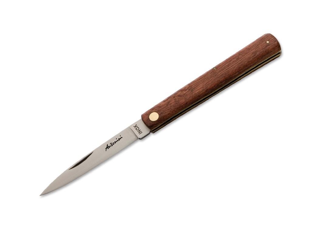 Pocket Knife Antonini Siciliano Kotibé Wood Folding Utility Knife Slipjoint Italy Sardinia