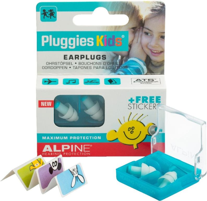 Alpine Earplugs Kids Earplugs Silicone Free Travel Swimming Accessories Earplugs
