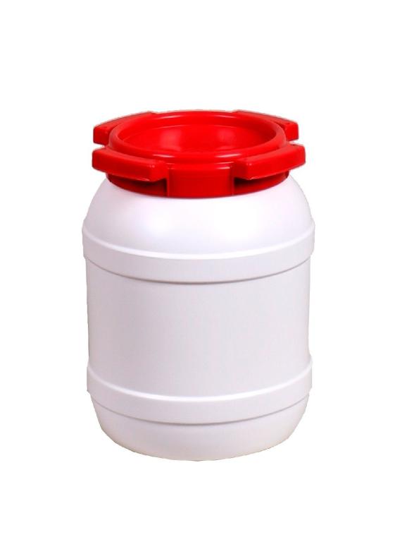 BasicNature wide-mouth barrel 6.4 liters round, boat barrels, luggage barrel, protective barrel, absolutely waterproof