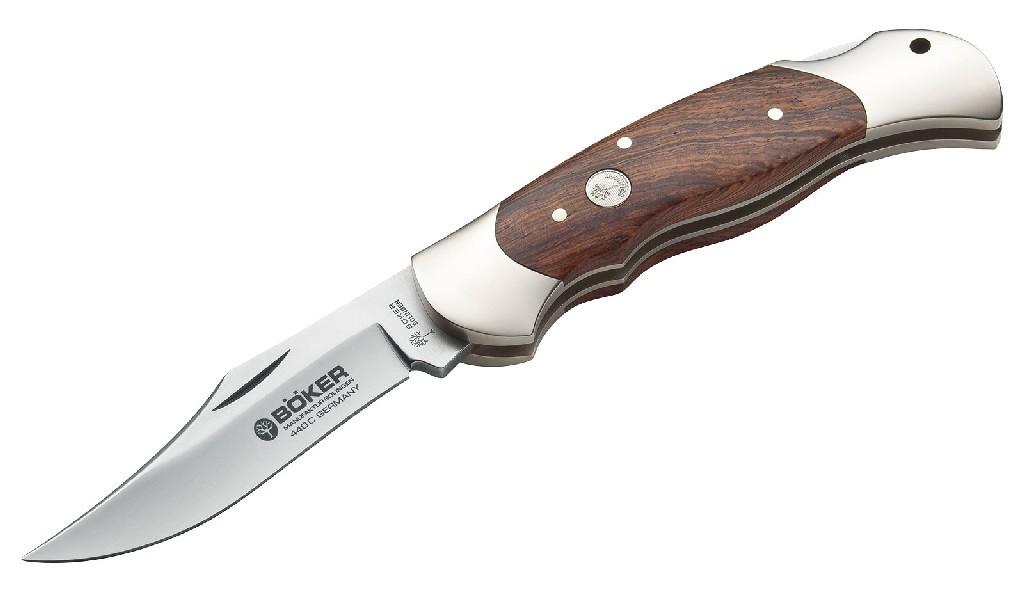 Böker Hunting Knife Folding Knife Pocket Knife Optima Rosewood