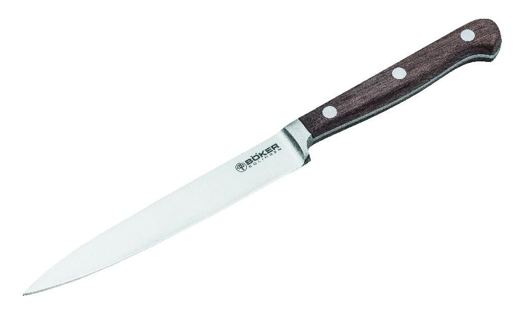 Chef's Knife Böker Heritage Walnut Lard Knife Utility Knife Kitchen Knife