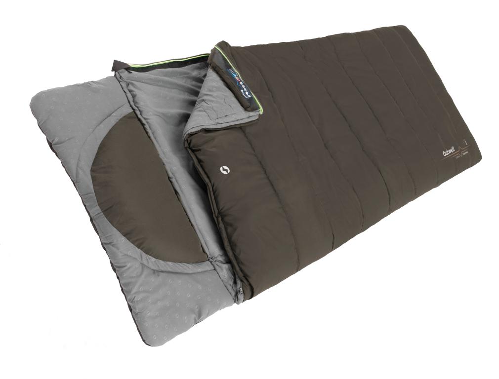 Outwell Sleeping Bag Blanket Sleeping Bag Contour Supreme Isofill 225x90cm Head Inside Pocket Blanket Camping Couplable