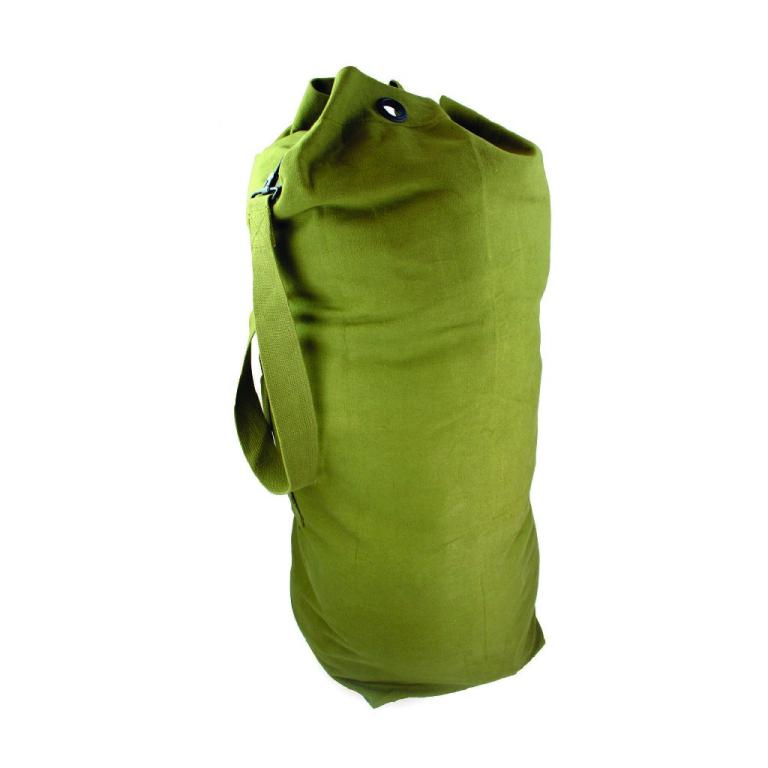 Highlander bag army bag packsack duffel bag 80l olive green transport bag cotton