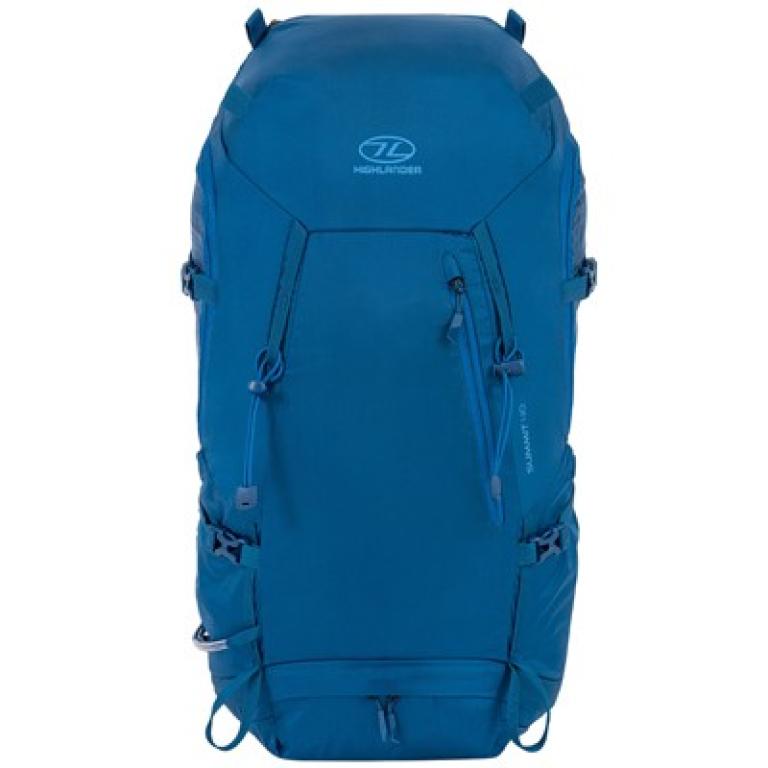 Highlander backpack Summit 40L blue including rain cover hiking trekking daypack