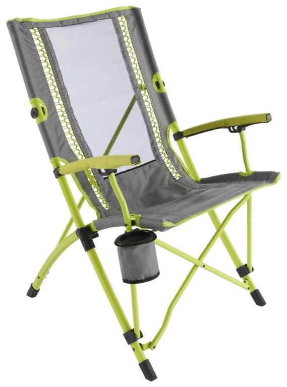 Coleman camping chair bungee folding chair lime