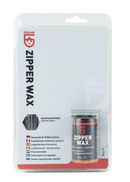 GearAid Zipper Wax 20 g zipper care care stick lubricant glide wax