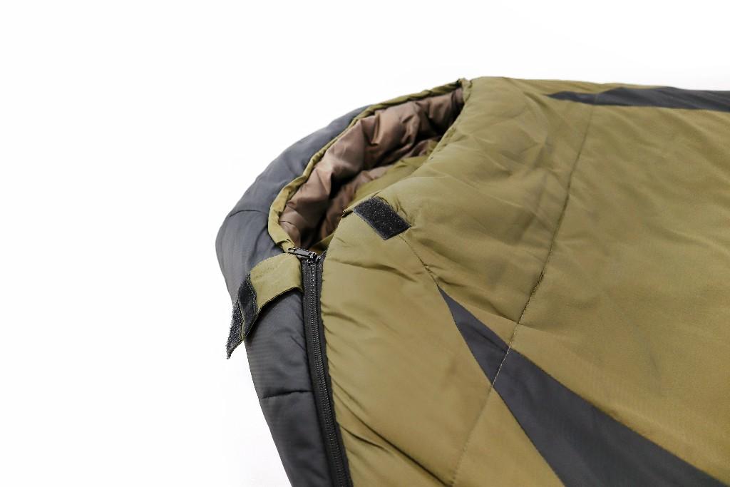 Origin Outdoors Sleeping Bag Frostfall Comfort Mummy Shape Olive Grey Mummy Sleeping Bag 220x85cm