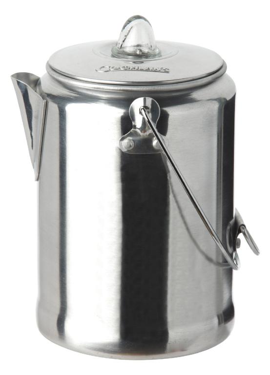Coghlans Aluminum Percolator Coffee Pot - 9 Cups