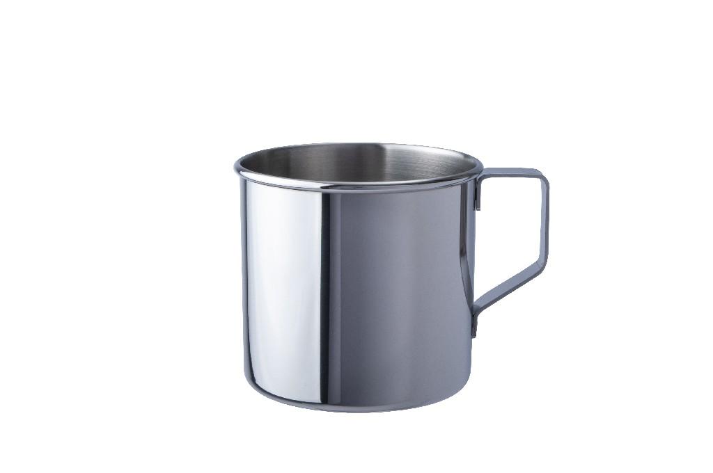 BasicNature stainless steel mug Zebra 0.4 L mug cup stainless steel
