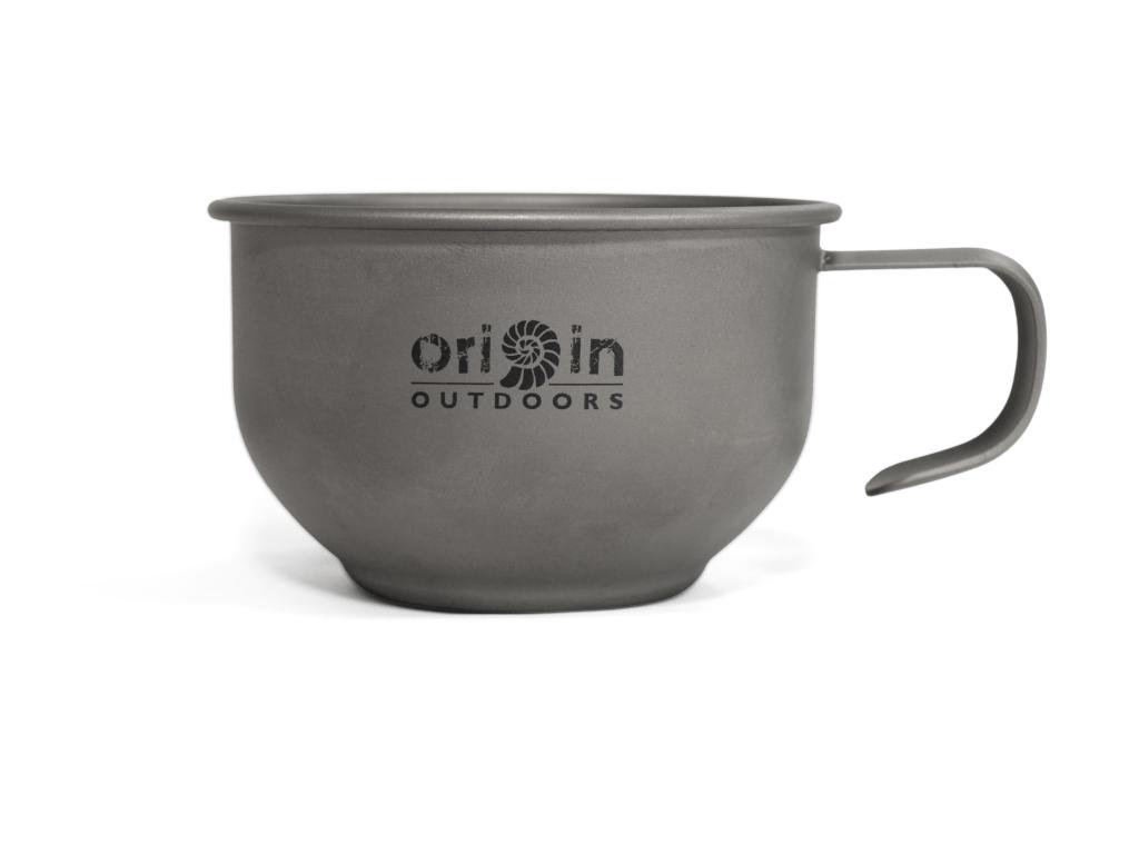 Origin Outdoors Titanium Coffee Mug 180ml Cup Mug Camping Travel Lightweight