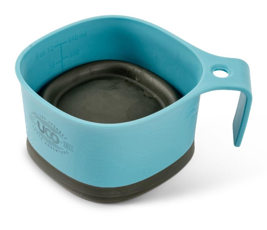 UCO folding cup 360ml blue-grey camping cup camping