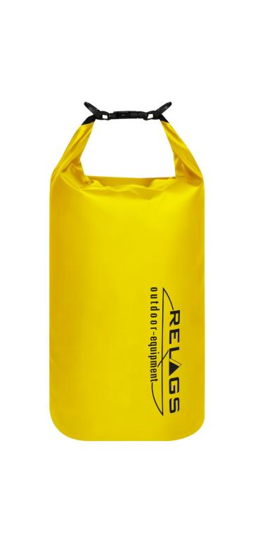 BasicNature packing bag 500D duffel bag 10l yellow transport bag waterproof packing bag roll closure bag camping leisure outdoor vacation