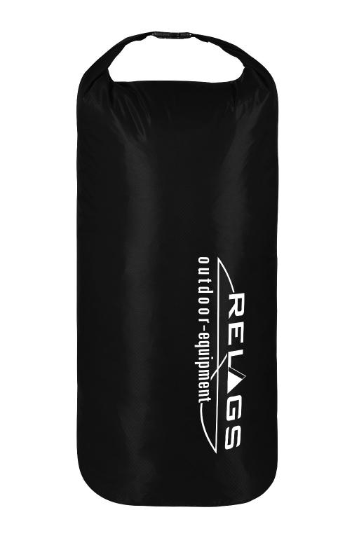 BasicNature pack sack 210T black 35l transport bag waterproof packing bag roll closure bag camping leisure outdoor holiday